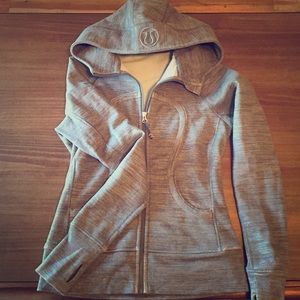 Lululemon Scuba hoodie, heathered gray